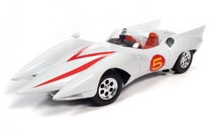 Products: 1/18 Mach 5 Speed Racer Car (AWSS124) - High Quality Diecast Model Planes, NASCAR, Classic Cars, Muscle Cars