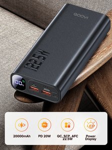 Products: Portable Power Bank 20000mAh Qoovi