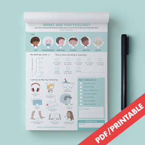 Kids: Emotional Warriors Feelings Printable | PDF