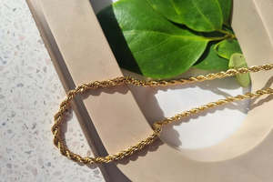 Necklaces: Niko Rope Necklace - Rerehua Boutique