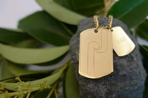 Necklaces: Toituu Te Tiriti Tag Necklace - Rerehua Boutique