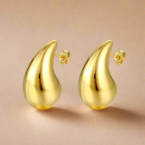 Roimata Earrings (Gold) - Pāmu