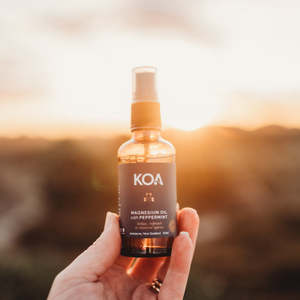 Magnesium Oil w/ Peppermint (Mini 50ml spray) - Koa Botanics