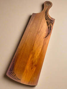 Serving Platter with Moko Detailing