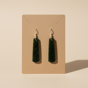 Whakakai Pounamu (Drop Earrings) - 1