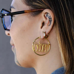 Never Ceded Hoop Earrings - Rerehua Boutique