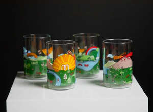 All: Kōata (Four glass tumblers) - Ia Rā