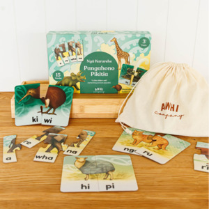 Awhi Company: PRE-ORDER - Pangahono Pikitia - Ngā Kararehe (Te Reo Māori Self-Correcting Picture Puzzles)