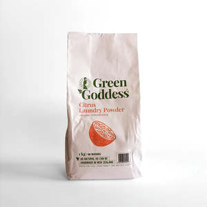 Natural Laundry Powder Concentrate Citrus 1 kg - Green Goddess