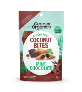 Organic Coconut Bites, Mint Chocolate - 60g - Ceres Organics