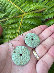 Kina Pounamu Earrings 2 - Donna Summers