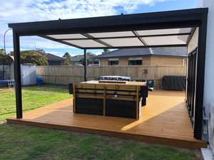 Uncategorised: Pergola Monopitch Outdoor Canopy PVC Roof