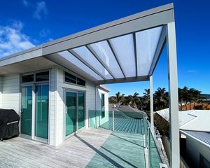 Uncategorised: Pergola NZ Monopitch Outdoor Canopy Acrylic Roof