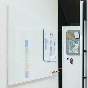 Products: Frameless Wall-Mounted Whiteboards - A.WORKS
