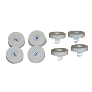 Products: Fisher and Paykel Dishwasher White Bottom Basket Roller 521423P