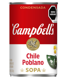 Soup: Crema de Chile Poblano 420g