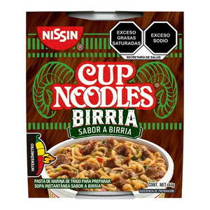 Mexican Snacks: Nissin Cup Noodles – Birria Flavour