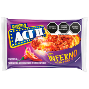 Mexican Snacks: ACT II Popcorn – Inferno (88g) BBD MAY 2026