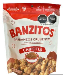 Mexican Snacks: Banzitos Crunchy Chickpeas Chipotle 110g