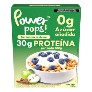Power Pops! Apple Cinnamon High Protein Cereal 200g