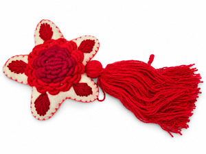New Arrivals: Handcrafted Chiapas Floral Tassel Decoration