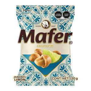Mafer Cacahuate Japones Limon 120g BBD 20 SEP 2026