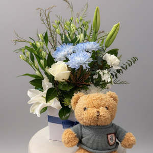 Hi Baby! Flowers & Teddy