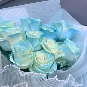 Iced Blue Roses - Preorder Only