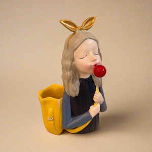 Bubble Girl Pen Holder