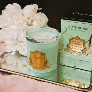 JADE BLUE VESSEL 450G CANDLE IN PERSIAN LIME WITH CRYSTAL GLASS LID - CGJ45022