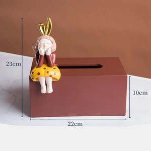Tissue Storage with a figurine