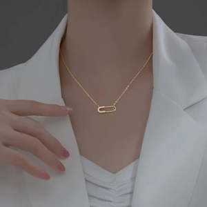Pin Necklace - Sterling Silver