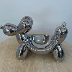 Balloon Dog Tray - Electroplated