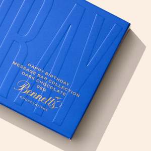 Chocolates: HAPPY BIRTHDAY - Bennetts message bar