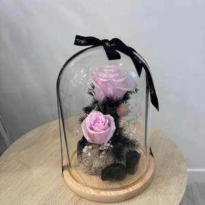 Black Onyx Pink Dome XL - Flower Dome