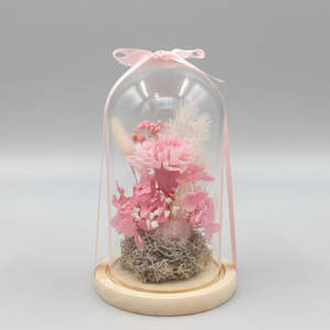 Dome: Aphrodite Rose Quartz Dome - Standard & Medium Flower Domes