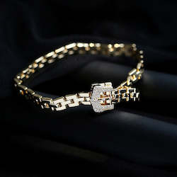 Glaring Buckle Bracelet