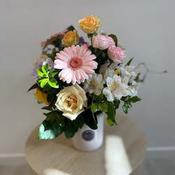 Shop All Flowers: Cheerful Posies - In ceramic vase