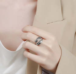 Phoenix Feather Ring - Sterling Silver