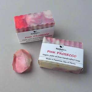 Fields Co Handmade: Pink Prosecco Body Bar - fields&Co