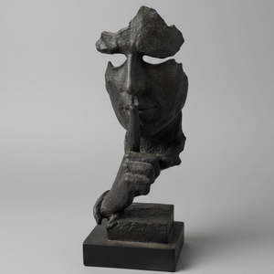 Homeware: "Silence" Abstract Face Sculpture