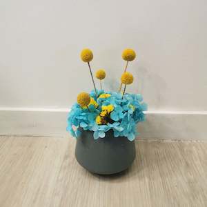 Dried Flower: Electric Cloud Arrangement