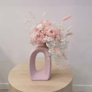 Dried Flower: Pink Cloud Arrangement
