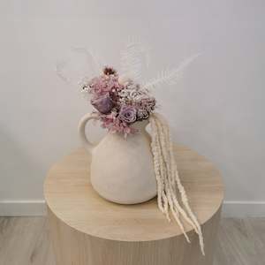 Dried Flower: Lilac Aphrodite Jug Arrangement