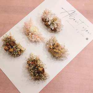 Wrist Corsages: Secret Rose Garden Hair Slide Collection