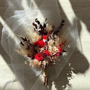 Wedding Flowers: Ruby Wood Bridal Bouquet - Preserved
