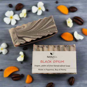 Fields Co Handmade Soaps: Black Opium handmade Soap - fields&Co.