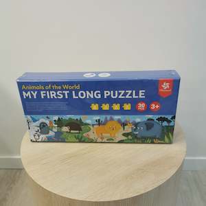 Gift Ideas For Kids: My First Long Puzzle - Animals of the world