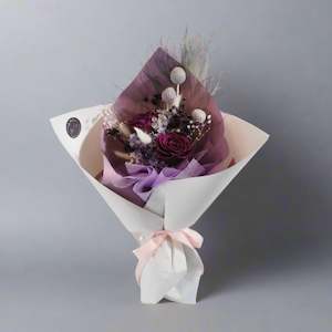 Dried Flower Bouquet: Violet Potion - Preserved Bouquet