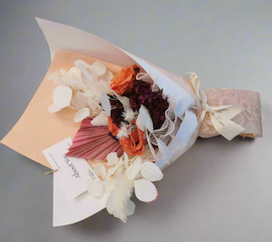 Bouquets: Peach Rose Everlasting Bouquet
